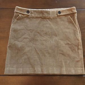 Banana Republic corduroy skirt